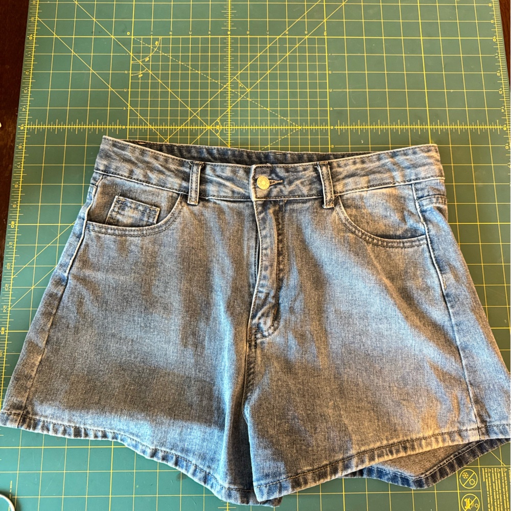 Blue Denim Shorts